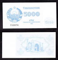 UZBEKISTAN 5000 SUM 1992 PIK 71 QFDS - Usbekistan