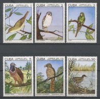 CUBA 1975 N° 1853/1858 ** Neufs MNH Superbes C 7 € Faune Oiseaux Birds Vireo Gundlachil Gymnoglaux Lawrenci Animaux - Nuovi