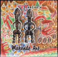 TANZANIE Masques, Sculptures Art Makondé. Yvert BF N°207 (neuf Sans Charniere)** - Skulpturen