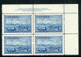 Canada MNH PB 1951 Stagecoach And Plane - Neufs