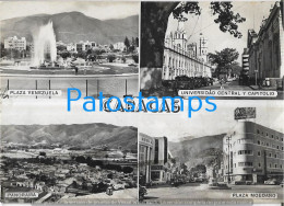 218134 VENEZUELA CARACAS PLAZA UNIVERSIDAD MULTI VIEW POSTAL POSTCARD - Venezuela