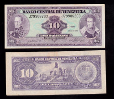 VENEZUELA 10 BOLIVAREAS 1990 PIK 61B BB - Venezuela