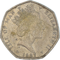 Monnaie, Île De Man, 20 Pence, 1987 - Isle Of Man