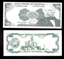 VENEZUELA 20 BOLIVAREAS 1995 PIK 63E BB - Venezuela