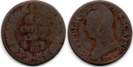 MA 28356 / 5 Centimes An 5 BB B - 1795-1799 Directoire (An IV – An VIII)