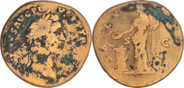 ROME - Sesterce - Antonin Le Pieux - 147 AD - SALVS - 31.90 Mm - 23.90 G - R1 - RIC.636 - 16-065 - Die Antoninische Dynastie (96 / 192)