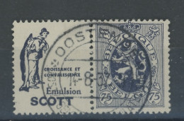 Pu.52  Scott Croissance  Ø Ostende Double Cercle  Cote 64,-Euro - Usati