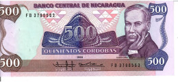 Nicaragua  P-155  500 Cordobas  1985  UNC - Nicaragua