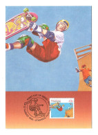 Australien 1990  Mi.Nr. 1223 , Skateboardfahren - SPORT -  Maximum Card - First Day 27 August 1990 - Maximum Cards
