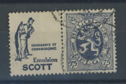 PU 52. Scott  75c Bleu   Belle Qualité. Zeer Mooi. Cote 42,-€   VIS Poisson Fish - Used