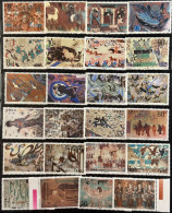 CHINA COLLECTION LOT OF DUNHUANG GROTTES STAMPS + 1 S\S, ALL UM VERY FINE - Collections, Lots & Séries