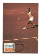 Australien 1990  Mi.Nr. 1184 , Tennis - SPORT -  Maximum Card - First Day 17 January 1990 - Cartas Máxima