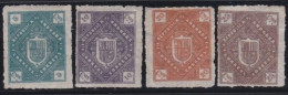 Andorre     .  Y&T   .    4  Timbres   .  (*)    .    Neuf Sans  Gomme - Unused Stamps
