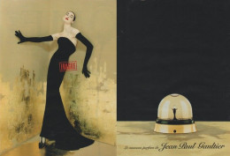Publicité Papier - Advertising Paper - Fragile De Jean Paul Gaultier 2 Pages - Parfumreclame (tijdschriften)