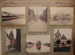 14 Photo 1890's Vues De Pontoise St Ouen L'aumône Tirage Print Vintage - Orte