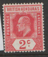 British Honduras 1908  SG 96  2c  Unmounted Mint - British Honduras (...-1970)