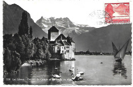 L200B1896 - Lac Léman - 7216 Château De Chillon Et Les Dents Du Midi - Veytaux