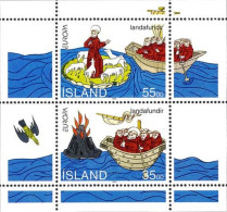 ISLANDA ICELAND ISLAND IJSLAND - 1994 - CEPT - Sheet 4 Stamps - Ongebruikt