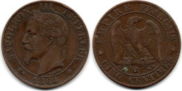 MA 28379 /  5 Centimes 1864 BB TB - 5 Centimes