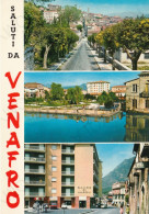 CARTOLINA  VENAFRO,ISERNIA,MOLISE-SALUTI DA VENAFRO-STORIA,MEMORIA,CULTURA,RELIGIONE,BELLA ITALIA,NON VIAGGIATA - Isernia