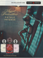 Publicité Papier - Advertising Paper - Agent Provocateur - Publicités Parfum (journaux)