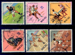 ! ! Macau - 1962 Sports (Complete Set) - Af. 397 To 402 - Used - Usados