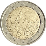 2 EURO GRECIA   2022  COMMEMORATIVO ERASMUS PROGRAMME FIOR DI CONIO   FROM ROLLS - Griechenland