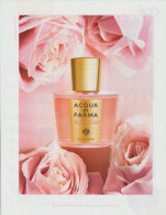 Publicité Papier - Advertising Paper - Acqua Di Parma - Advertisings (gazettes)