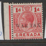 Grenada  1916 SG 109  1d  Overprinted WAR TAX Marginal  Unmounted Mint - Grenada (...-1974)