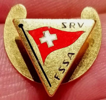 SUISSE+SRV-FSSA+ROWNG FEDERATION+BUTTON BADGE - Canottaggio