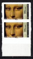 Parution Octobre 2023, Joconde 2 Exemplaires Neufs Bas De La Feuille ,50 Timbres Autoadhésifs Dentelure Complète - Unused Stamps