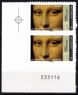 Parution Octobre 2023, Joconde 2 Exemplaires Neufs Coin Gauche Bas De La Feuille ,50 Timbres Autoadhésifs Dentelure** - Unused Stamps