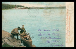 * MUSKOKA LAKES DISTRICT - After A Good Day's Sport - Grand Trunk Railway System - Trappeur Chasse Aux Cerfs - 1906 - Muskoka