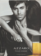 Publicité Papier - Advertising Paper - Azzaro - Parfumreclame (tijdschriften)