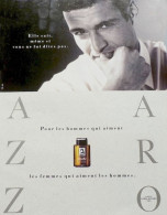 Publicité Papier - Advertising Paper - Azzaro - Pubblicitari (riviste)