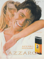 Publicité Papier - Advertising Paper - Azzaro - Werbung (Zeitschriften)