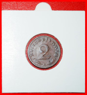 * SWASTIKA 1936-1940: GERMANY  2 PFENNIGS 1938A! THIRD REICH 1933-1945! IN HOLDER! · LOW START · NO RESERVE! - 2 Reichspfennig