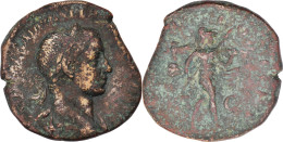 ROME - Sesterce - ALEXANDRE SEVERE - 227 AD - MARS - RIC 456c - 16-056 - Les Sévères (193 à 235)