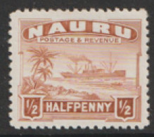Nauru   1924  SG 26b  1/2d   Unmounted Mint - Nauru
