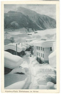 KLOSTERS-PLATZ: Tiefverschneite Dorfpassage, CMZ-AK ~1920 - Klosters