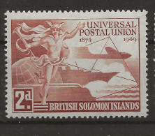 British Solomon Islands, 1949, SG  77, MNH - Salomonen (...-1978)