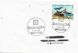 SPAIN. POSTMARK SOUND AND IMAGE FAIR. SONIMAG'84. BARCELONA - Maschinenstempel (EMA)