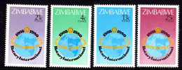 ZIMBABWE - 1980 ROTARY INTERNATIONAL SET (4V) FINE MNH ** SG 591-594 - Zimbabwe (1980-...)