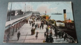 CPA LIVERPOOL THE LANDING STAGE BOATS ANIMATION - Liverpool