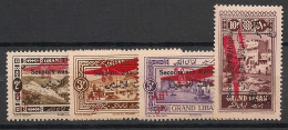 GRAND LIBAN - 1926 - Poste Aérienne PA N°YT. 17 à 20 - Série Complète - Neuf * / MH VF - Poste Aérienne