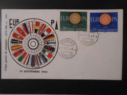 ITALIE YT FDC 822/823 EUROPA 1960 - 1960