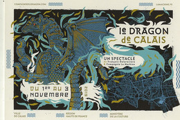 Cote D'opale-calais-le Dragon De Calais-pub--cpm - Nord-Pas-de-Calais