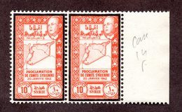 Syrie N°274 Tenant Au 274a  N** LUXE  Cote 190 Euros !!!RARE - Airmail