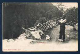 Grisons. Schatzalp -Davos. Joueur De Cor D'Alpes. 1903 - Davos