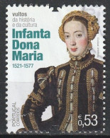 Portugal, 2021 - Vultos Da História, €0,53 -|- Mundifil - 5322 - Used Stamps